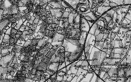Old map of Bashurst in 1895