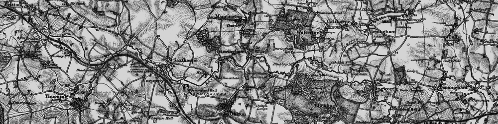Old map of Itteringham in 1898