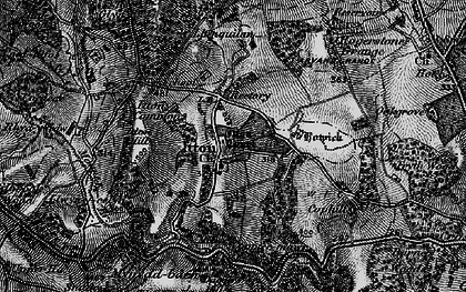 Old map of Itton in 1897