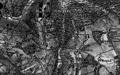 Old map of Itton Common in 1897