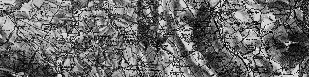 Old map of Beaconside in 1897