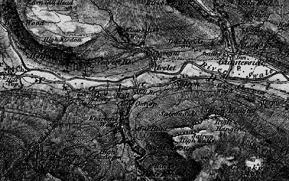 Old map of Ivelet in 1897