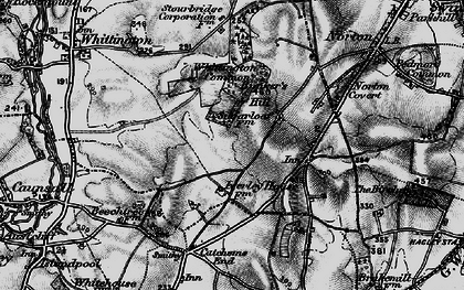 Old map of Iverley in 1899