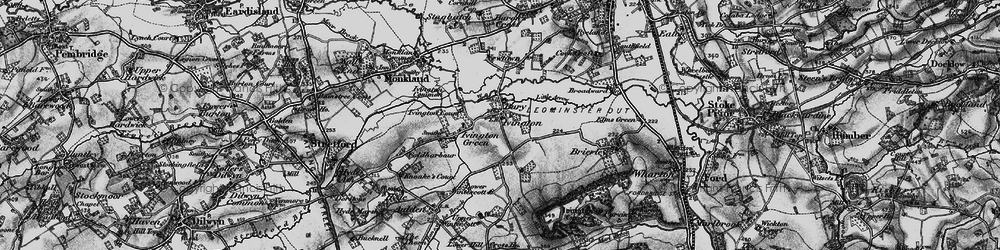 Old map of Ivington in 1899