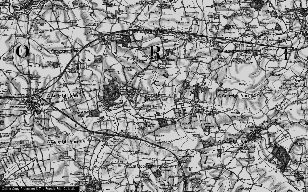 Old Map of Ivy Todd, 1898 in 1898