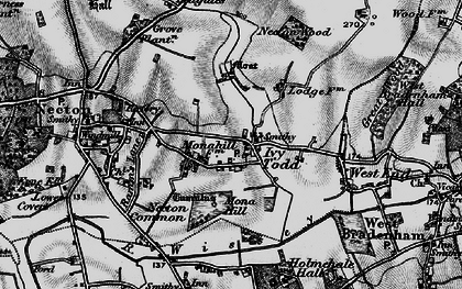 Old map of Ivy Todd in 1898