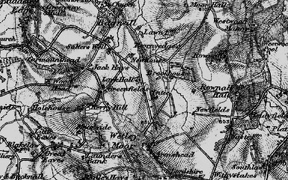 Old map of Jack Hayes in 1897