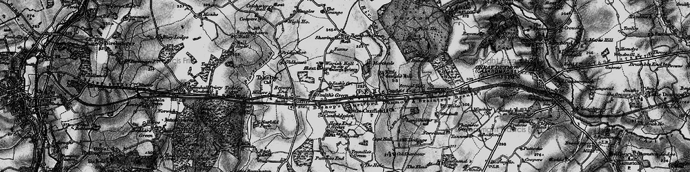 Old map of Jack's Green in 1896