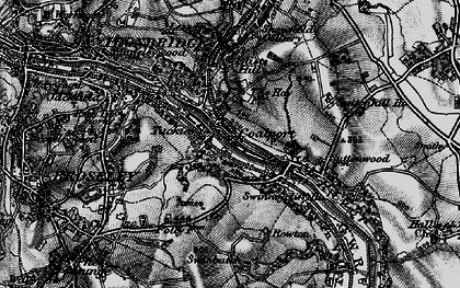 Old map of Jackfield in 1899