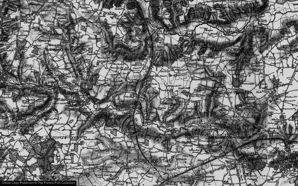Old Map of Janke's Green, 1895 in 1895
