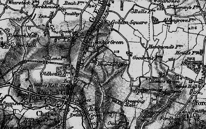 Old map of Janke's Green in 1895