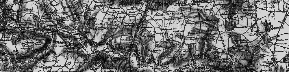 Old map of Janke's Green in 1895
