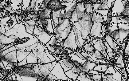 Old map of Jaw Hill in 1896