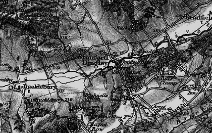Old map of Jennetts Hill in 1895