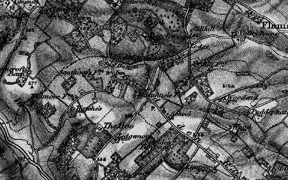 Old map of Gaddesden Row in 1896