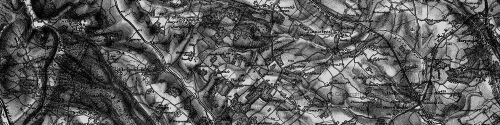 Old map of Jockey End in 1896