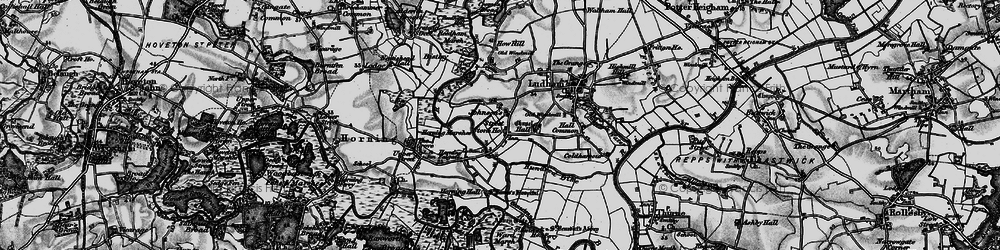 Old map of Horning Hall in 1898