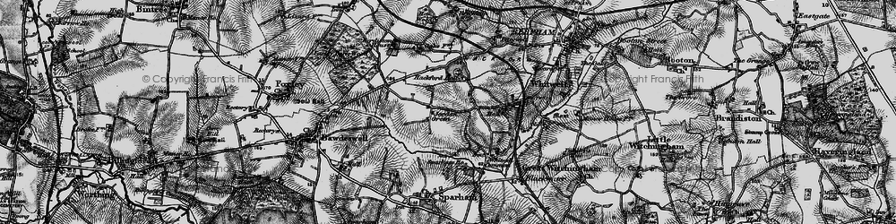 Old map of Jordan Green in 1898