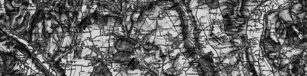 Old map of Jordans in 1896