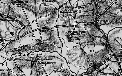 Old map of Jordanston in 1898
