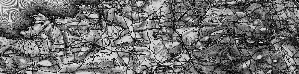 Old map of Jordanston in 1898