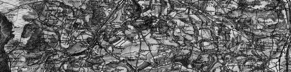 Old map of Jordanthorpe in 1896