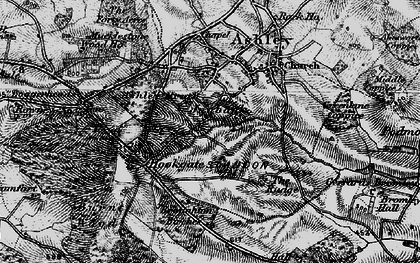 Old map of Jugbank in 1897