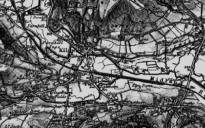 Old map of Eastburn in 1898
