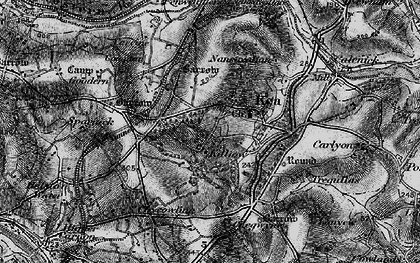 Old map of Kea in 1895