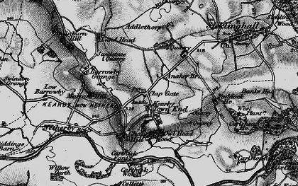 Old map of Addlethorpe Grange in 1898