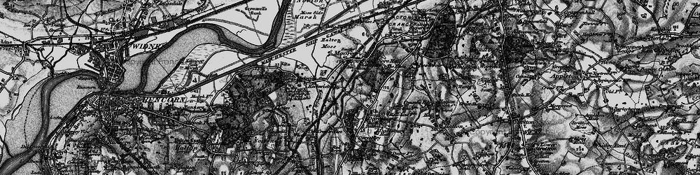Old map of Keckwick in 1896