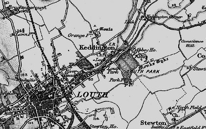 Old map of Keddington in 1899