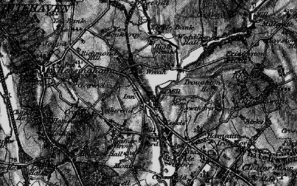 Old map of Wreah in 1897