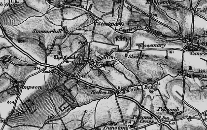 Old map of Keeston in 1898