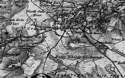 Old map of Blow Tarn in 1898