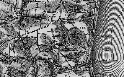 Old map of Batton in 1897