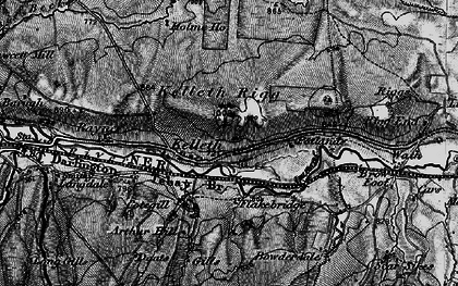 Old map of Kelleth in 1897