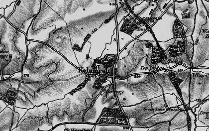 Old map of Kelmarsh in 1898