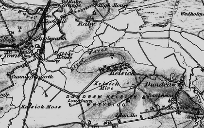 Old map of Kelsick in 1897