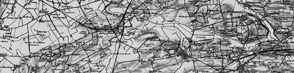 Old map of Kelsick in 1897