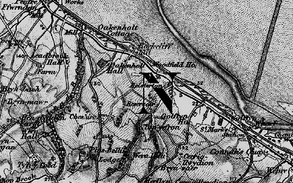 Old map of Bryn Saer in 1896