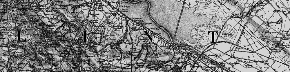 Old map of Bryn Saer in 1896