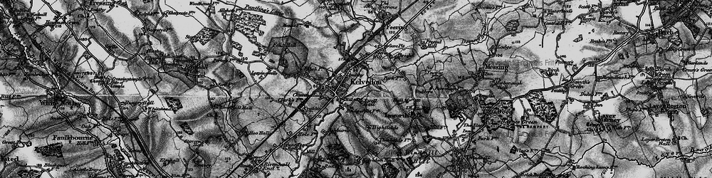 Old map of Kelvedon in 1896
