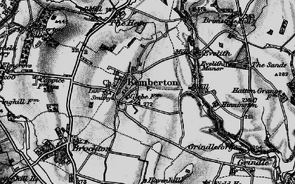 Old map of Kemberton in 1899