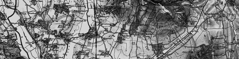 Old map of Kemerton in 1898