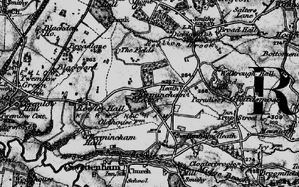 Old map of Kemincham in 1896