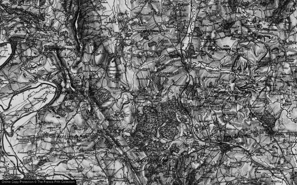 Old Map of Kempley Green, 1896 in 1896