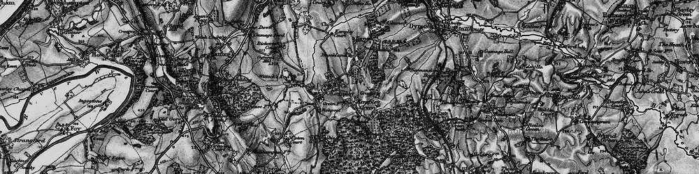 Old map of Kempley Green in 1896