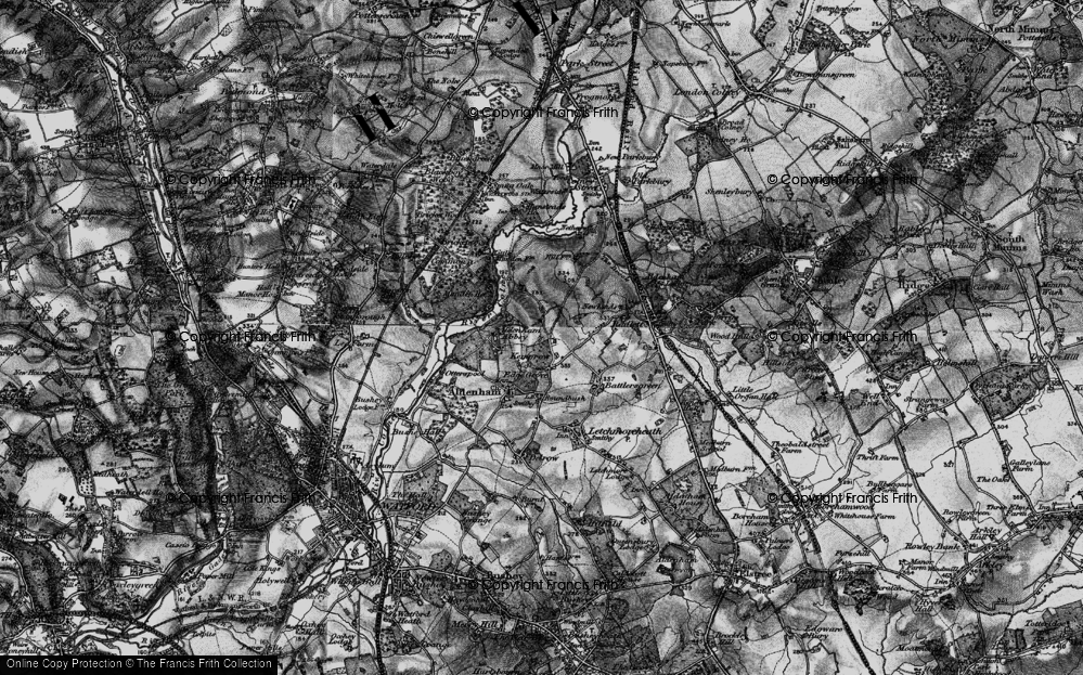 Old Map of Kemprow, 1896 in 1896