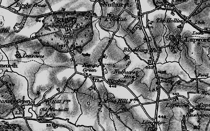 Old map of Kemps Green in 1898